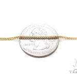 Mens 14k Solid Yellow Gold Franco Chain 22 Inches 2.5mm   47766 - Image 3