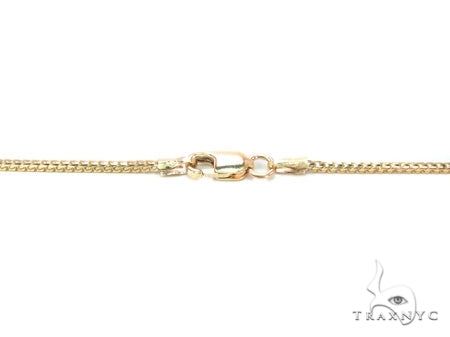 Mens 14k Solid Yellow Gold Franco Chain 22 Inches 2.5mm   47766 - Image 4