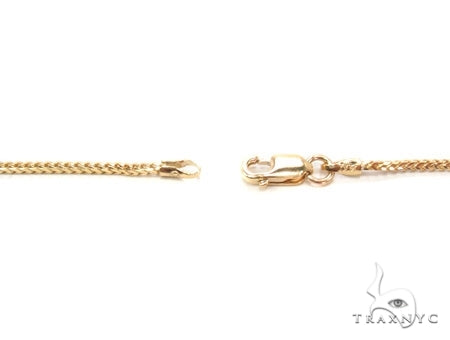 Mens 14k Solid Yellow Gold Franco Chain 22 Inches 2.5mm   47766 - Image 5