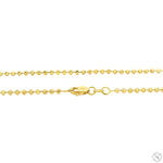 Mens 14k Solid Yellow Gold Moon Cut Chain 26 Inches 1.9mm   48494 - Image 2