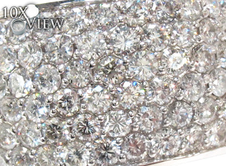 Mens 6 Row Diamond Ring 21418 - Image 3