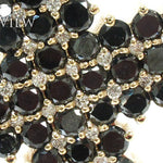 Mens Black Diamond Cross Crucifix 21881 - Image 3