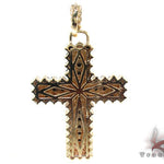Mens Black Diamond Cross Crucifix 21881 - Image 4