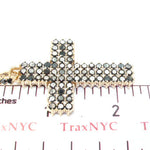 Mens Black Diamond Cross Crucifix 21881 - Image 5