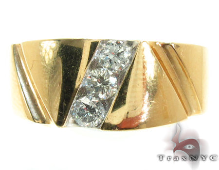 Mens Channel Diamond Ring 22029 - Image 2