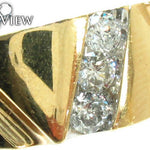 Mens Channel Diamond Ring 22029 - Image 3