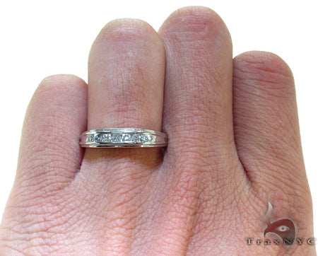 Mens Channel Diamond Ring 22033 - Image 7