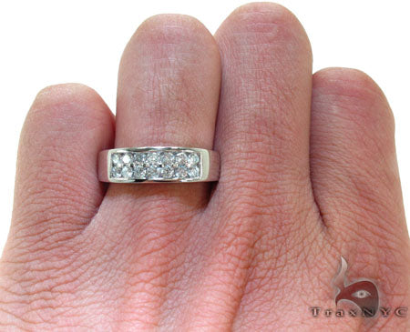 Mens Channel Diamond Ring 22060 - Image 7
