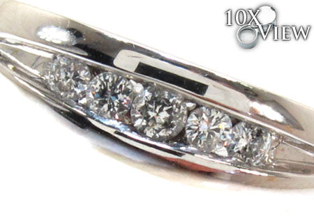 Mens Channel Diamond Ring 22064 - Image 3