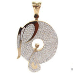 Mens Diamond Custom P Pendant 30990 - Image 1