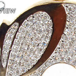 Mens Diamond Custom P Pendant 30990 - Image 3