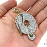 Mens Diamond Custom P Pendant 30990 - Image 6