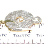 Mens Diamond Custom P Pendant 30990 - Image 7