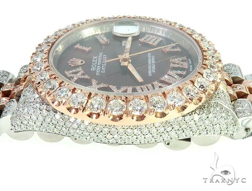 Mens Diamond DateJust 36mm Rolex Watch 65741 - Image 3