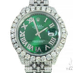 Mens Diamond DateJust 40mm Rolex Watch 65808 - Image 1