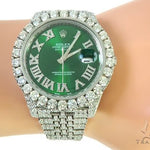 Mens Diamond DateJust 40mm Rolex Watch 65808 - Image 10