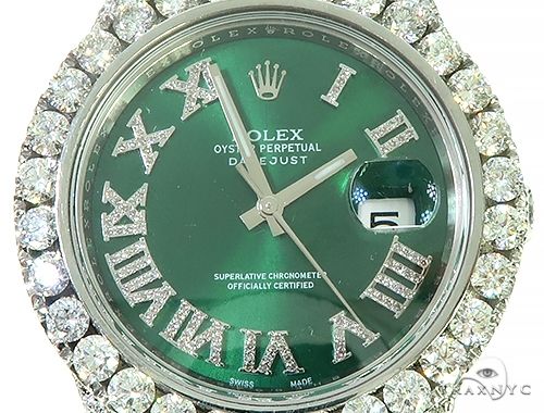 Mens Diamond DateJust 40mm Rolex Watch 65808 - Image 4