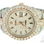 Two Tone Mens Diamond DateJust 40mm Rolex Watch 65809 - Image 2