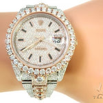 Two Tone Mens Diamond DateJust 40mm Rolex Watch 65809 - Image 7