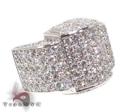 Mens Diamond Pave Ring 37324 - Image 1