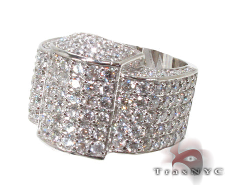 Mens Diamond Pave Ring 37324 - Image 3