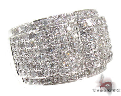 Mens Diamond Pinky Ring 21507 - Image 1