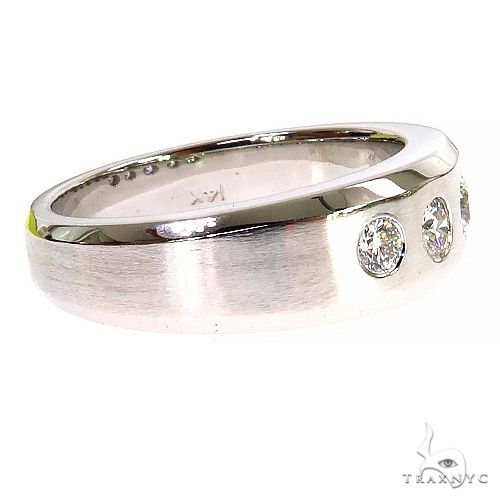 Mens Diamond Wedding Bend 68071 - Image 3