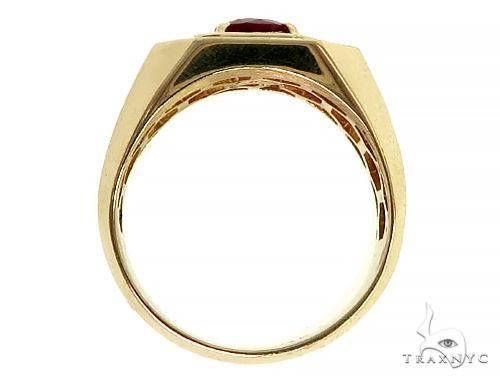 Mens Godfather Ruby Ring 26037 - Image 5