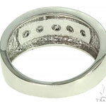 Mens Luxuriousness Five White Gold Wedding Ring 8582 - Image 4