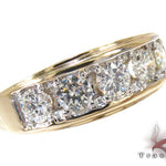 Mens Prong Diamond Yellow Gold Ring 26753 - Image 1