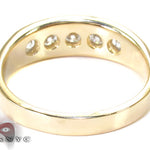 Mens Prong Diamond Yellow Gold Ring 26753 - Image 6