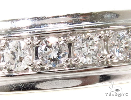 Mens Prong Set Guys Wedding Ring 2642 - Image 3