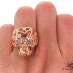 Mens Rose Gold Skull Ring 2 33424 - Image 7