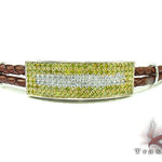 Mens Two Color Diamond Bracelet 21022 - Image 2