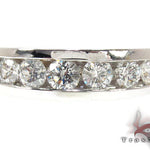 Mens White Gold Channel Diamond Ring 20821 - Image 2