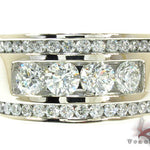 Mens White Gold Channel Diamond Ring 21011 - Image 1
