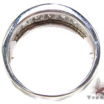 Mens White Gold Channel Diamond Ring 21041 - Image 5