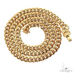 Miami Cuban  Hollow 14K Yellow Gold 18 Inches 6mm 68419 - Image 3