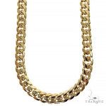 Miami Cuban Chain 10k Yellow Gold   16 Inches 8mm 46006 - Image 1