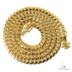 Miami Cuban Chain 10k Yellow Gold   28 Inches 6mm 46342 - Image 3