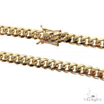 Miami Cuban Chain 10k Yellow Gold   32 Inches 8mm 46462 - Image 3