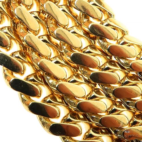 Miami Cuban Chain 14k Yellow Gold   18 Inches 6mm 46058 - Image 4