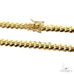 Miami Cuban Chain 14k Yellow Gold   18 Inches 6mm 46058 - Image 5
