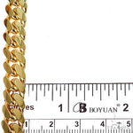 14k Yellow Gold Solid Miami Cuban Link Chain 20 Inches 9mm 46124 - Image 6