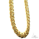 Miami Cuban Chain 14k Yellow Gold   32 Inches 9mm 46466 - Image 2