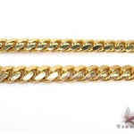 Miami Cuban 14k Yellow Gold 28 Inches 7mm 68651 - Image 2