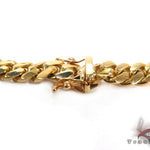 Miami Cuban Chain 14k Yellow Gold   18 Inches 13mm 46085 - Image 3