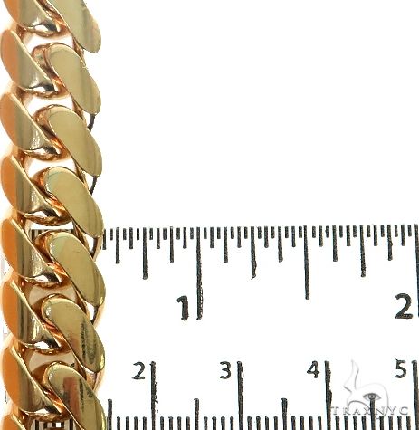 Miami Cuban Chain 14k Yellow Gold   16 Inches 15mm 46034 - Image 8