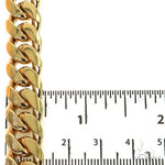 Miami Cuban Chain 14k Yellow Gold   34 Inches 12mm 46535 - Image 7