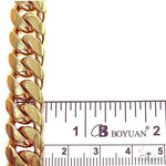 Miami Cuban Chain 18k Yellow Gold   22 Inches 12mm 46194 - Image 5